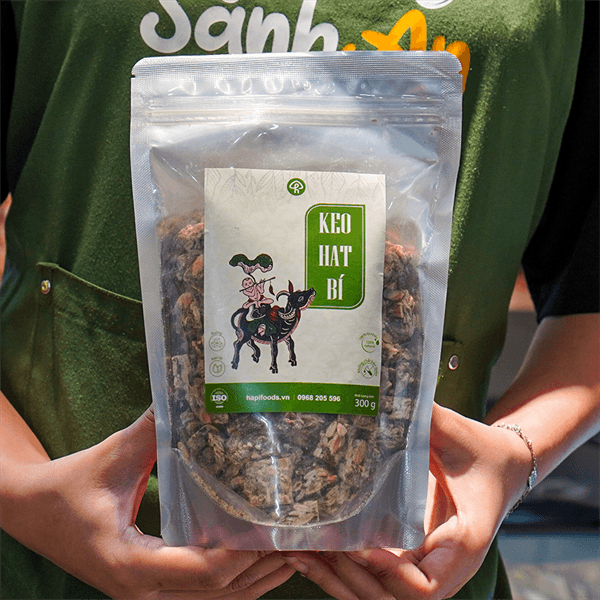 Kẹo hạt bí Hapi 300g