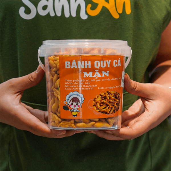 Bánh quy cá mặn