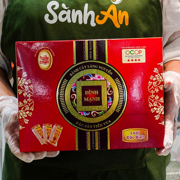 Bánh Cáy Đình Mạnh Thái Bình Đặc Biệt 4 Sao 550g