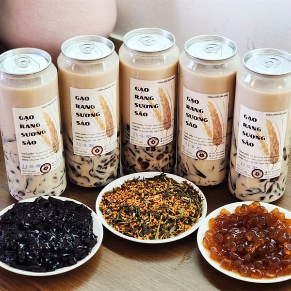 Sữa gạo rang sương sáo 2