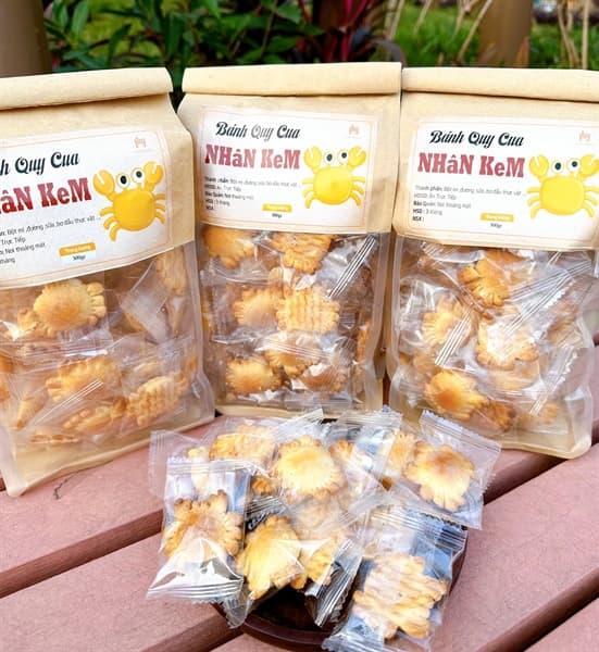 Bánh quy cua nhân kem LHY 300gr 3