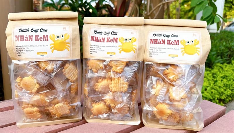 Bánh quy cua nhân kem LHY 300gr 4