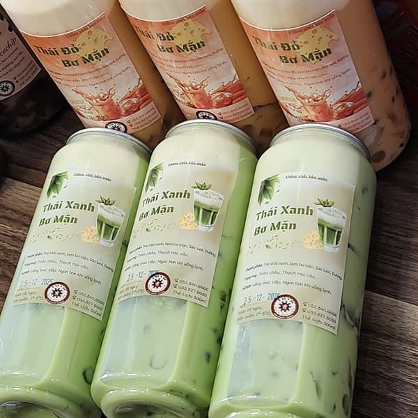 Trà Thái Xanh Bơ Mặn 2