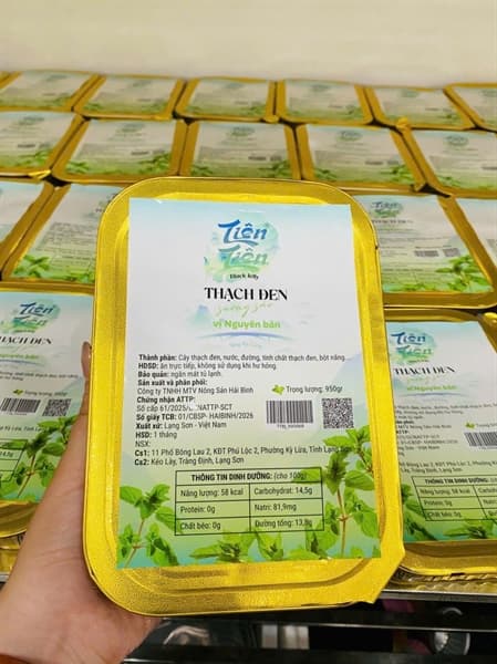 Thạch đen Lạng Sơn 1kg (hộp nhôm)