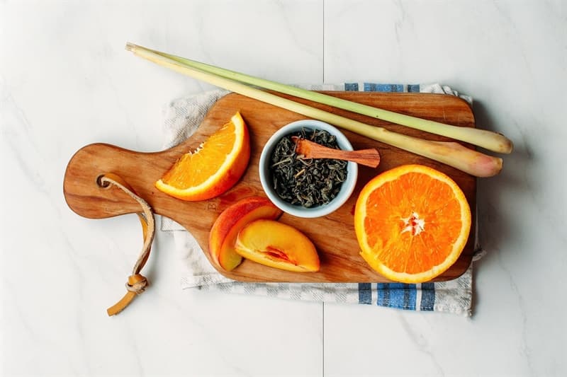 Trà đào cam xả 500ml 2