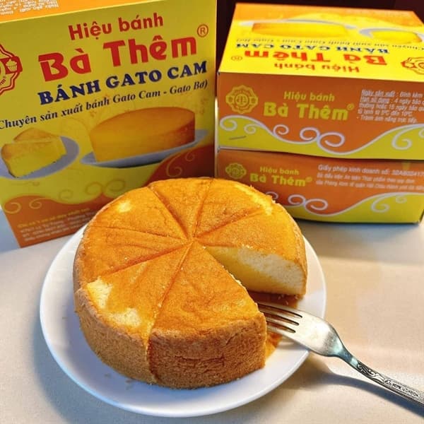 Bánh Gato cam bà Thêm